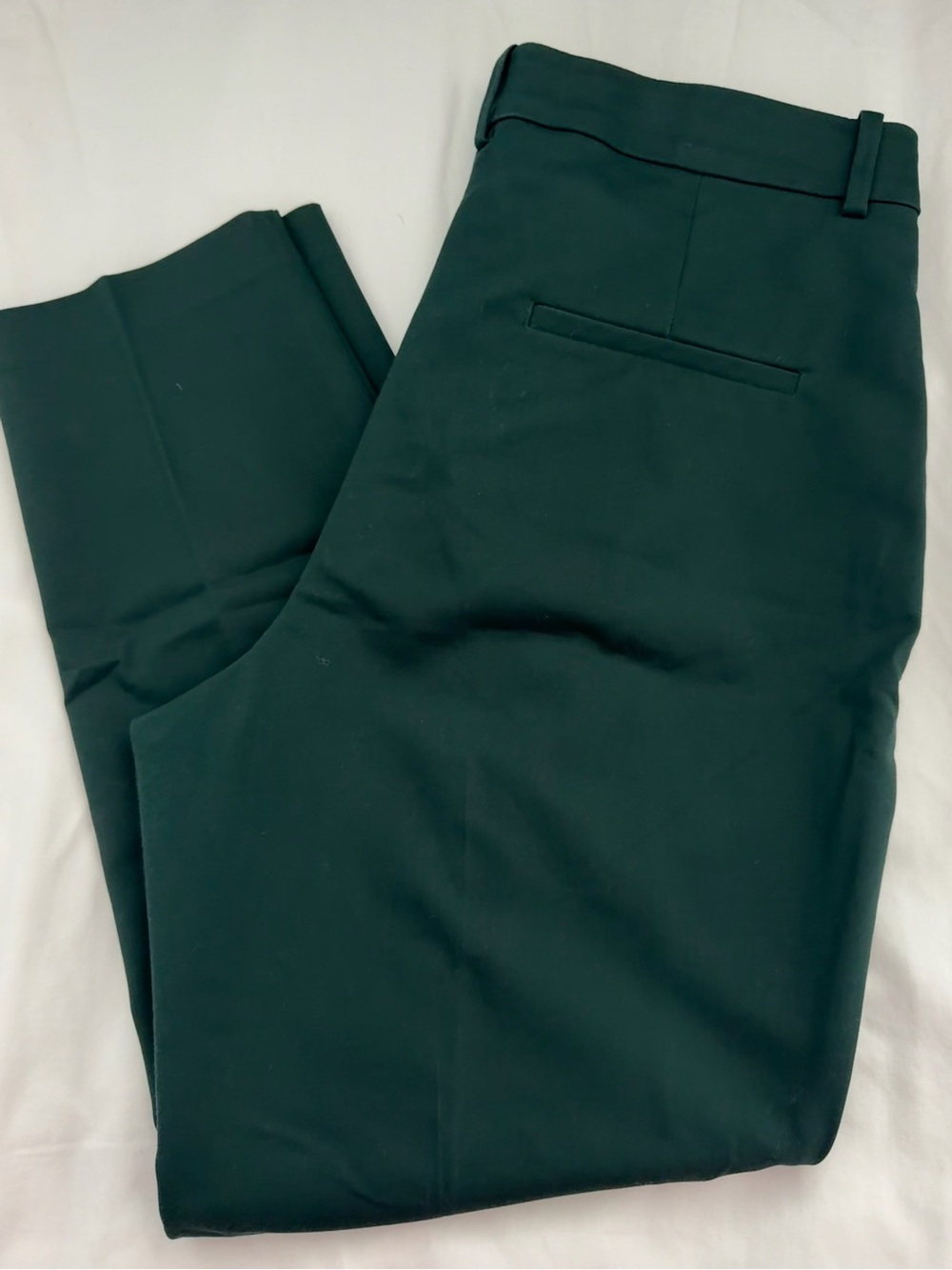 Women's Dark Green Dress Pants - Classic Tailored Fit